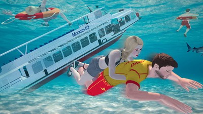 海滩救生员生活